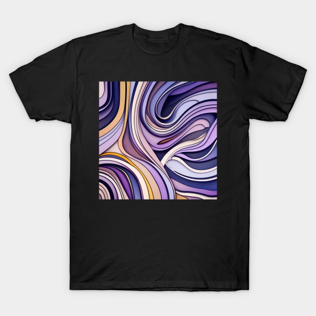 Abstract fluid art T-Shirt by IOANNISSKEVAS